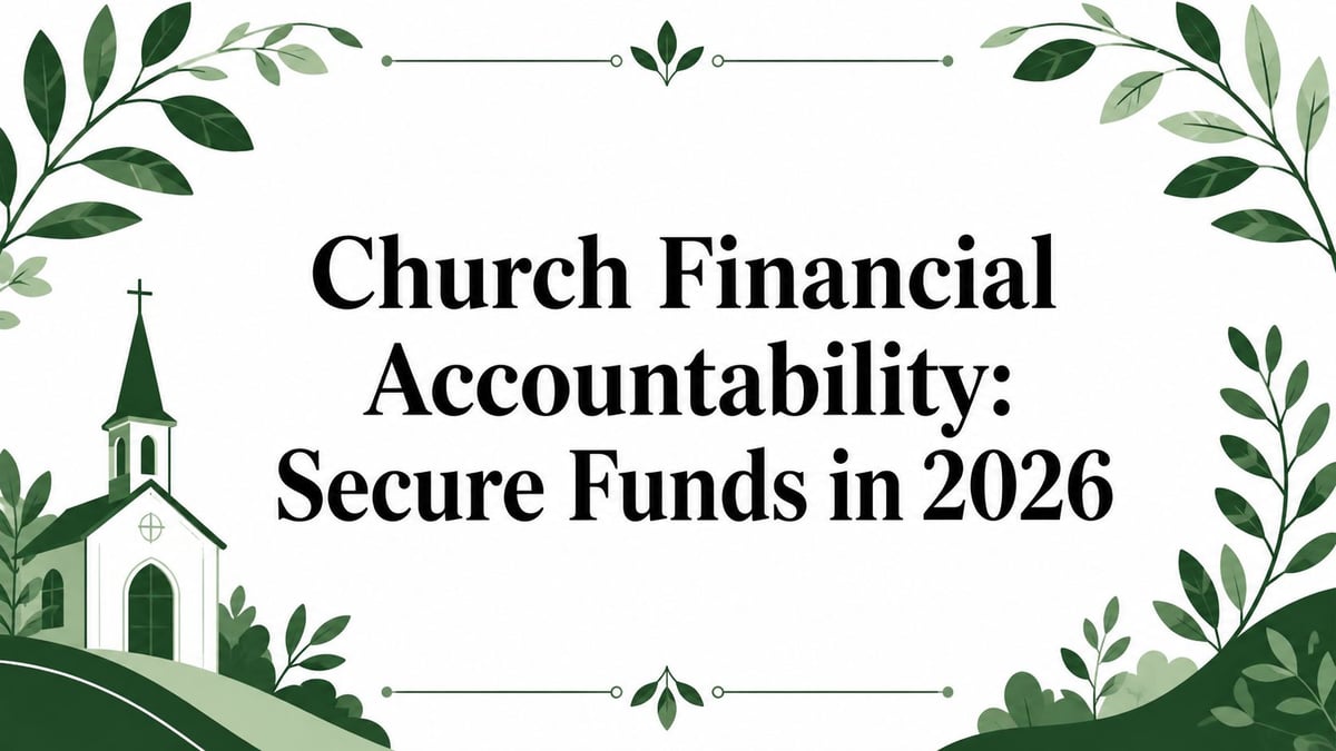 Church Financial Accountability: Secure Funds in 2026