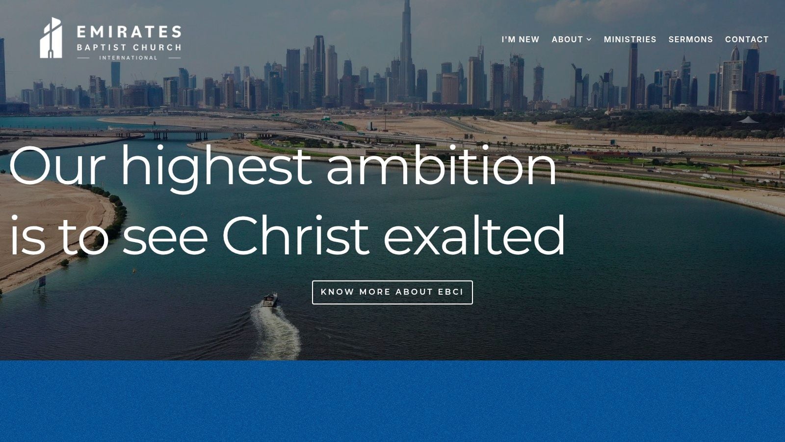 Emirates Baptist Church International (EBCI), Dubai