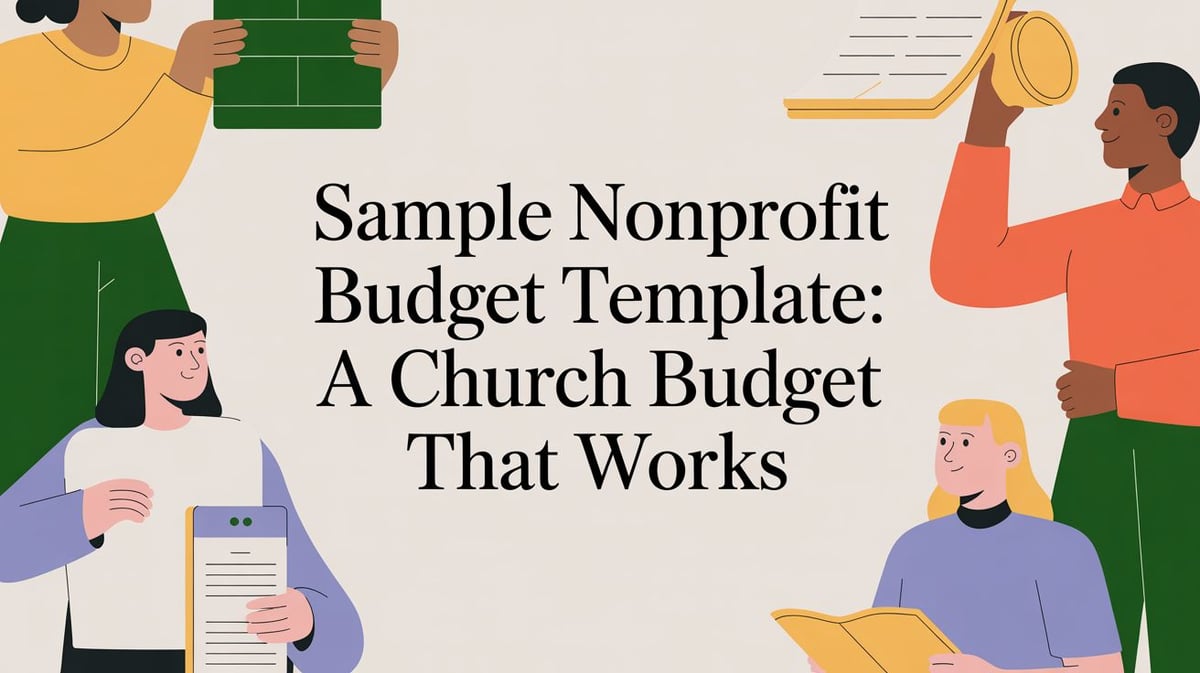sample nonprofit budget template: A Church Budget That Works
