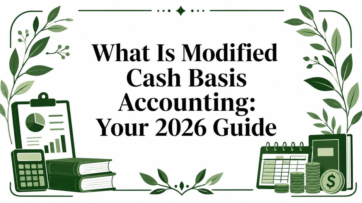 What Is Modified Cash Basis Accounting: Your 2026 Guide