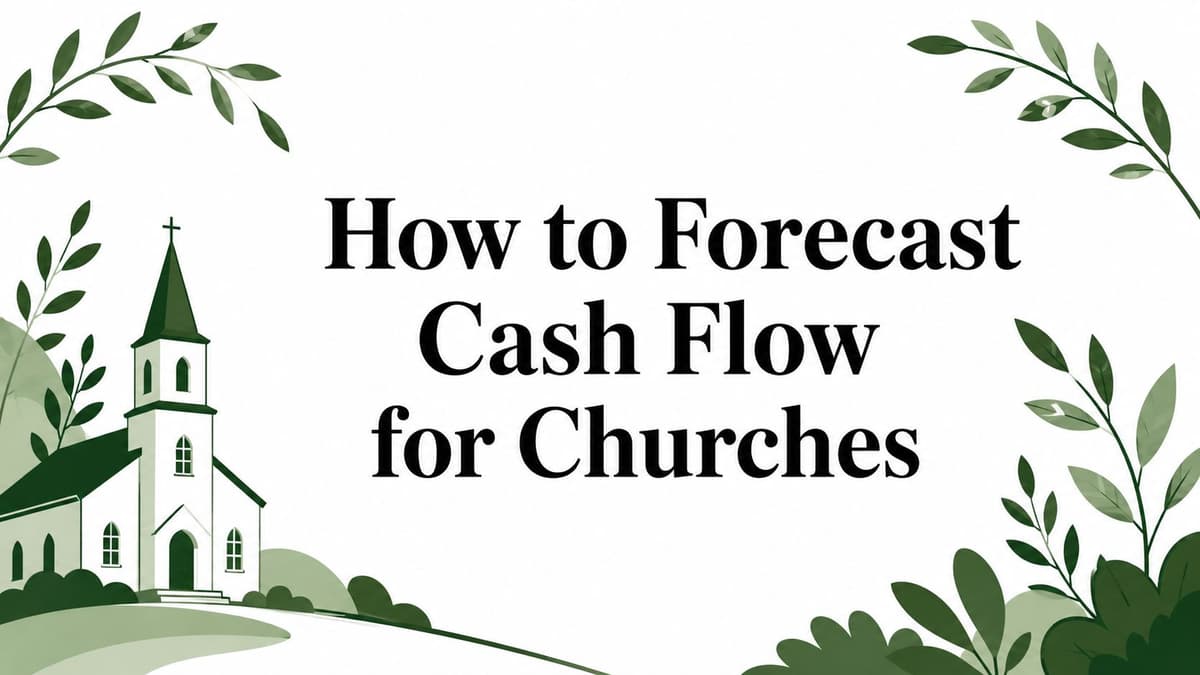 How to Forecast Cash Flow for Churches