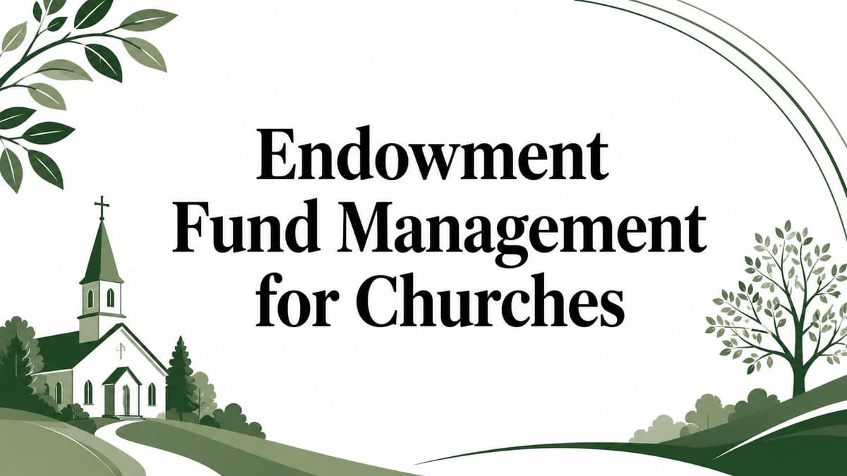 Endowment Fund Management for Churches