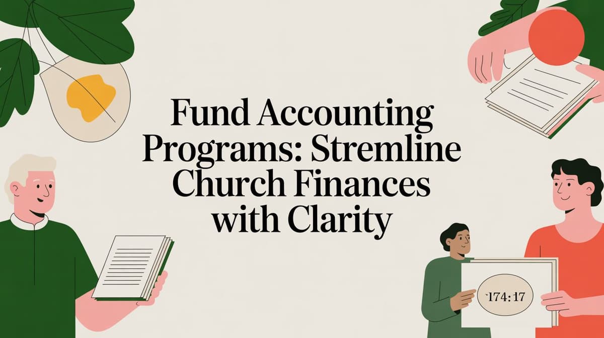 Fund Accounting Programs: Streamline Church Finances with Clarity