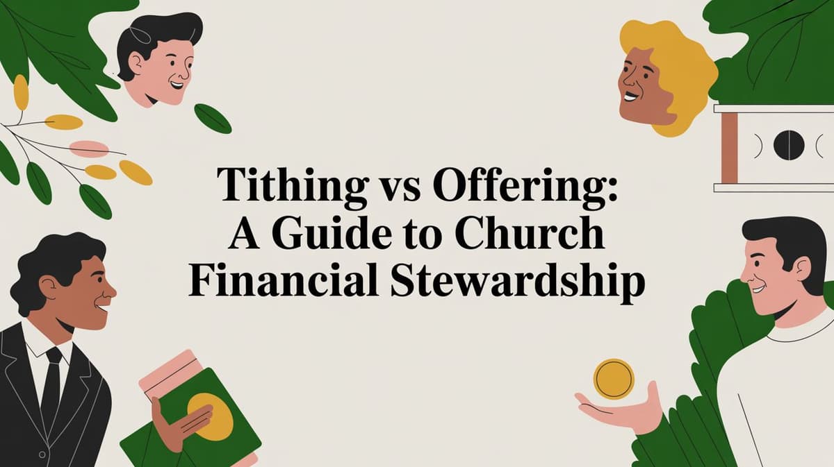 Tithing Vs Offering: A Guide to Church Financial Stewardship