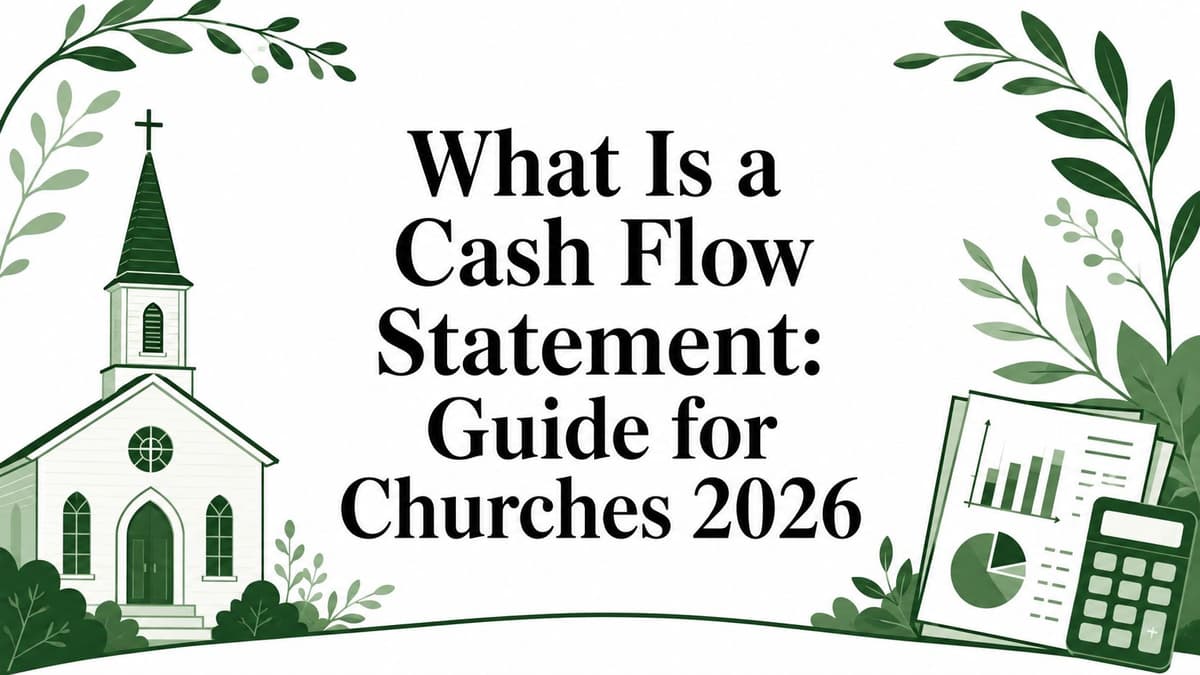 What Is a Cash Flow Statement: Guide for Churches 2026