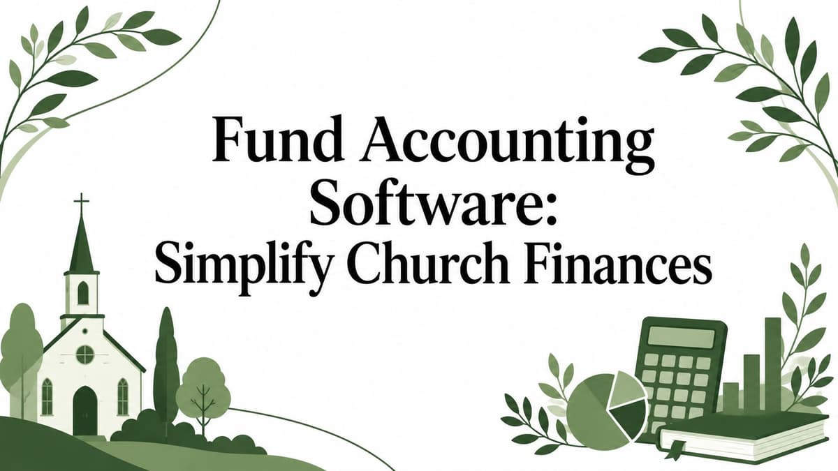 Fund Accounting Software: Simplify Church Finances