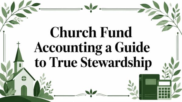 Church Fund Accounting a Guide to True Stewardship