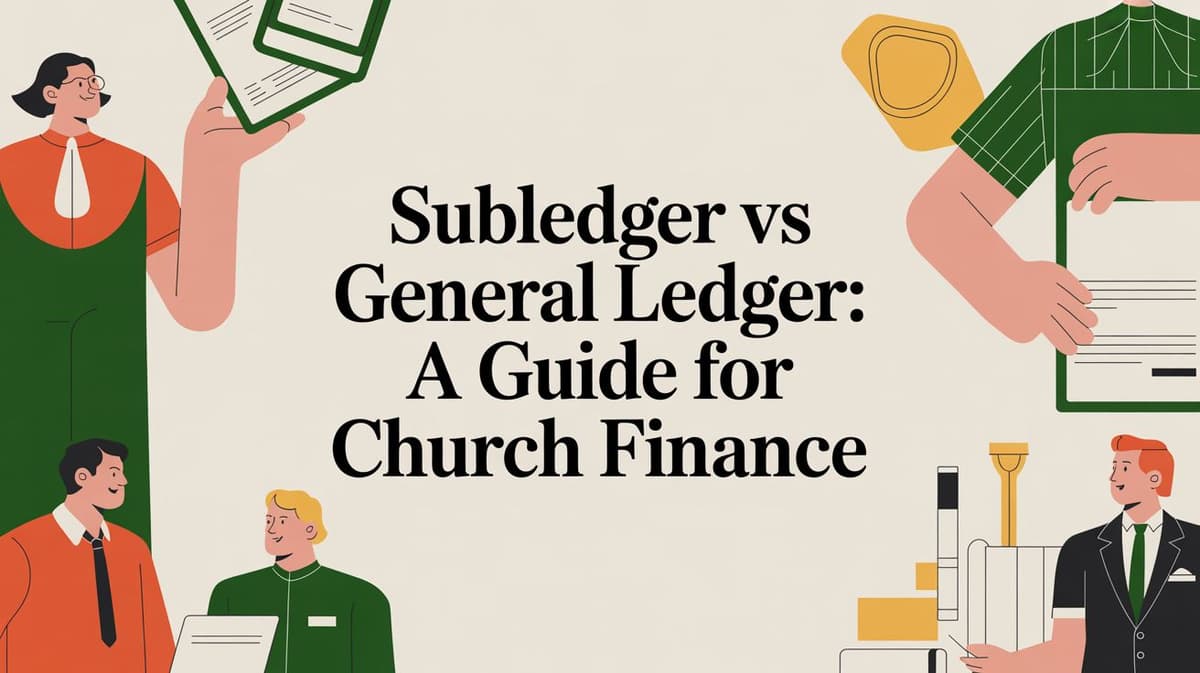 Subledger vs General Ledger: A Guide for Church Finance