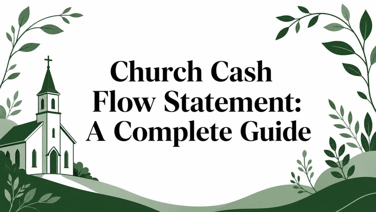 Church Cash Flow Statement: A Complete Guide