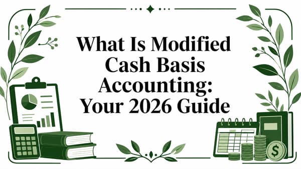 What Is Modified Cash Basis Accounting: Your 2026 Guide