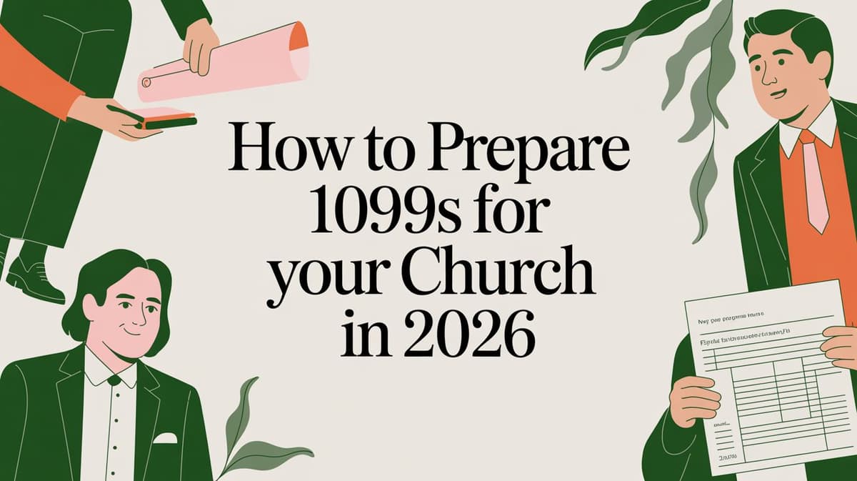 How to Prepare 1099s for Your Church in 2026