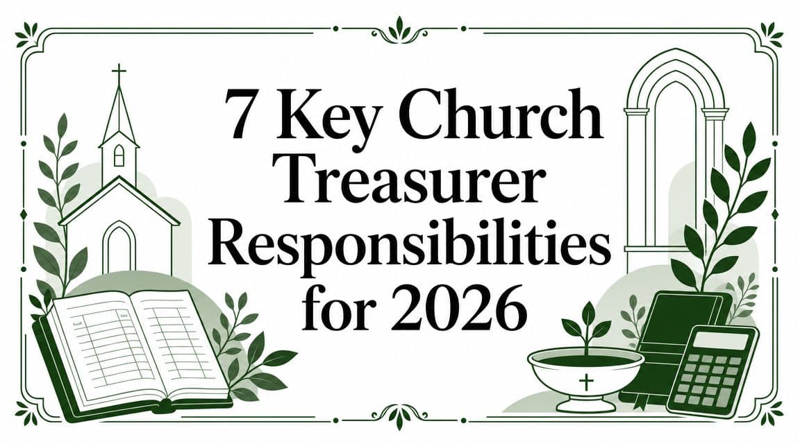 7 Key Church Treasurer Responsibilities for 2026