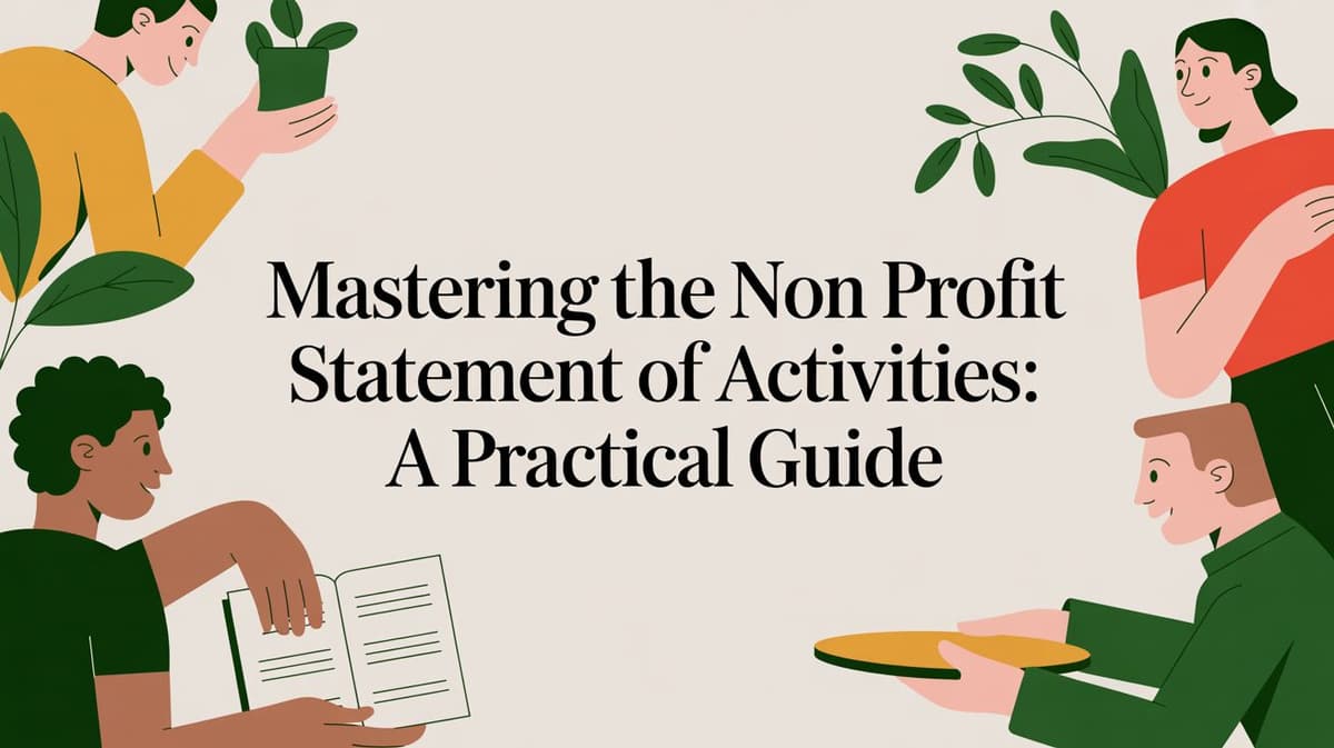 Mastering the non profit statement of activities: A practical guide