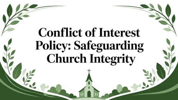 Conflict of Interest Policy: Safeguarding Church Integrity