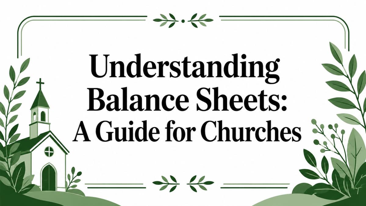 Understanding Balance Sheets: A Guide for Churches