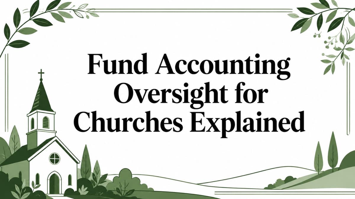 Fund Accounting Oversight for Churches Explained