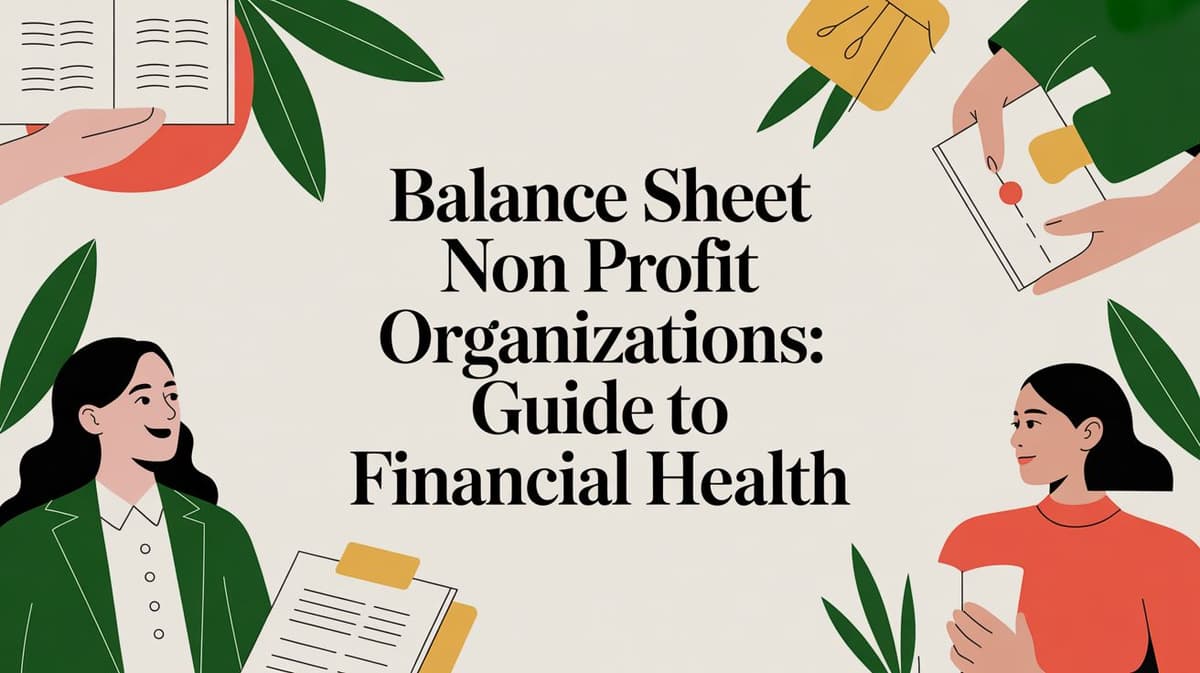 Balance Sheet Non Profit Organizations: Guide to Financial Health