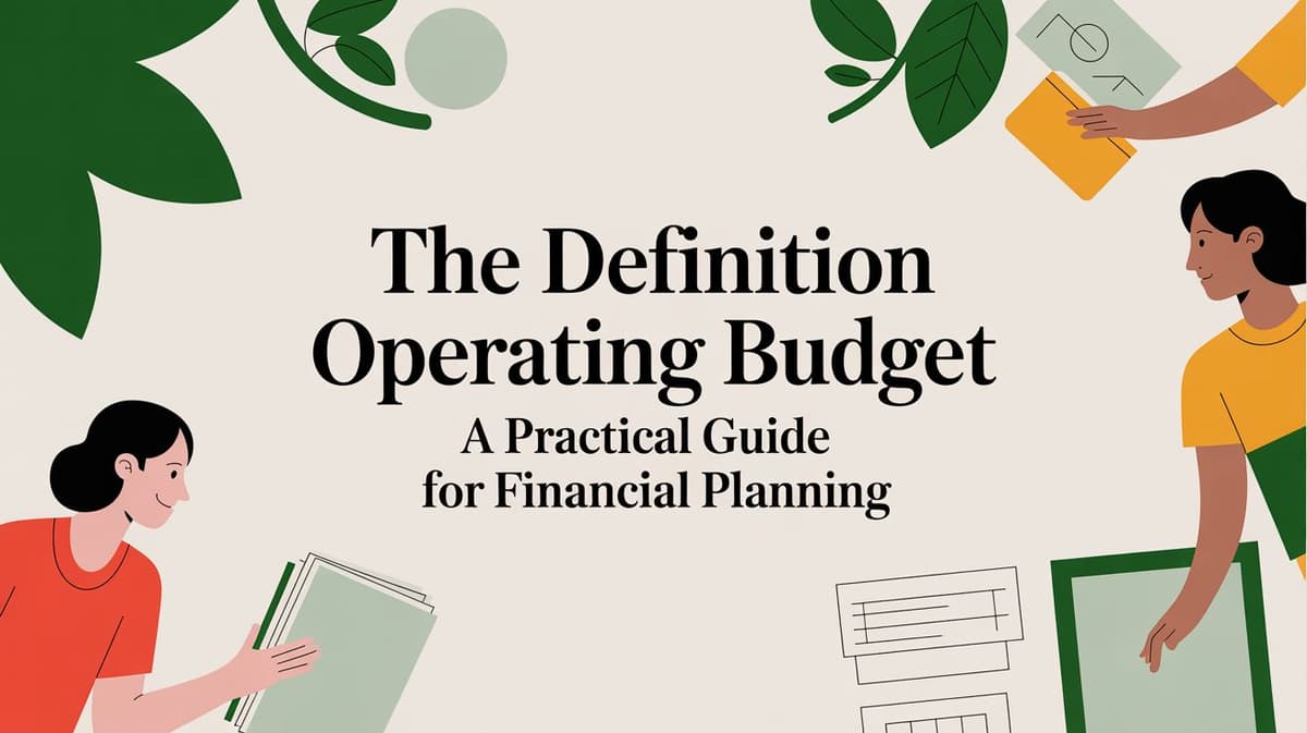 The Definition Operating Budget A Practical Guide for Financial…