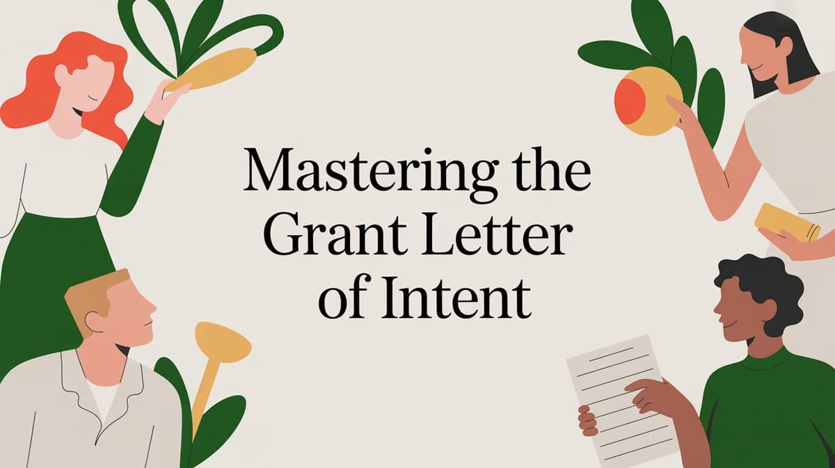 Mastering the Grant Letter of Intent